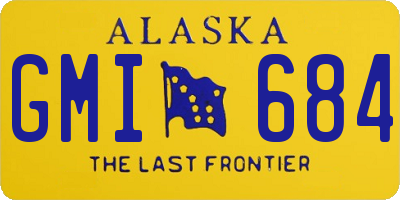 AK license plate GMI684