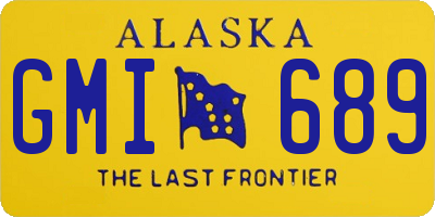 AK license plate GMI689
