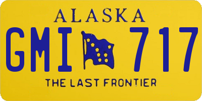 AK license plate GMI717
