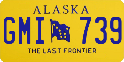 AK license plate GMI739
