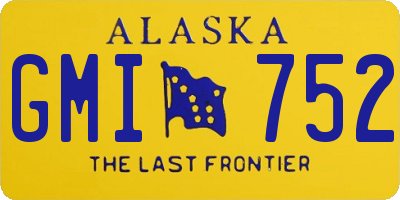 AK license plate GMI752