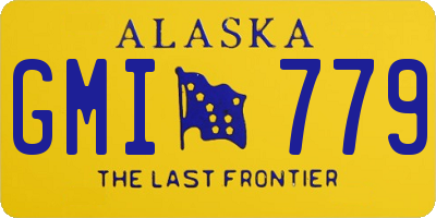 AK license plate GMI779