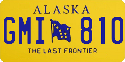 AK license plate GMI810