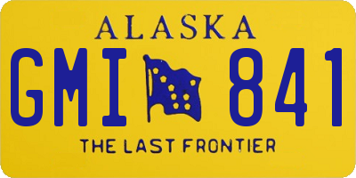 AK license plate GMI841