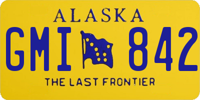 AK license plate GMI842