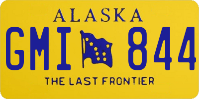 AK license plate GMI844