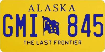 AK license plate GMI845