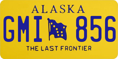 AK license plate GMI856