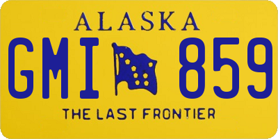 AK license plate GMI859