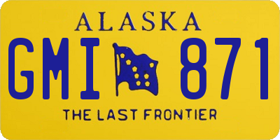 AK license plate GMI871