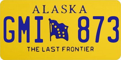 AK license plate GMI873