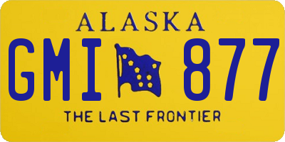 AK license plate GMI877