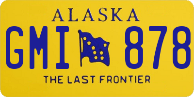 AK license plate GMI878