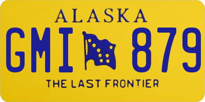 AK license plate GMI879