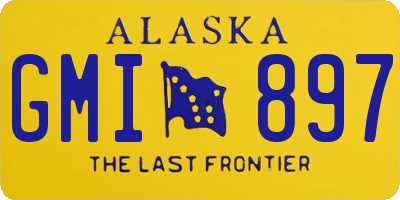 AK license plate GMI897