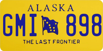 AK license plate GMI898