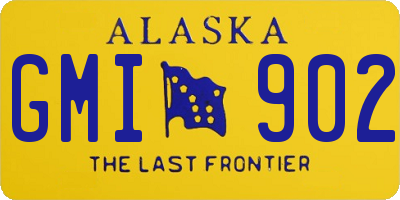 AK license plate GMI902