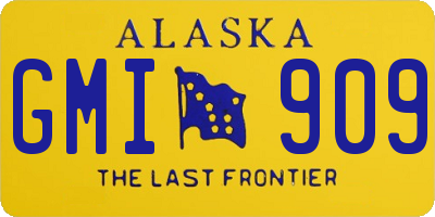 AK license plate GMI909