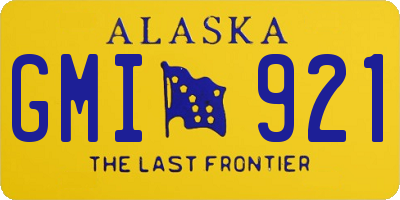 AK license plate GMI921