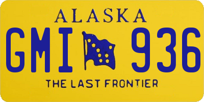 AK license plate GMI936