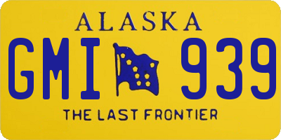 AK license plate GMI939