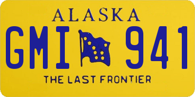 AK license plate GMI941