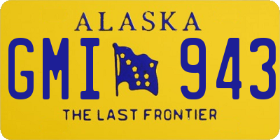 AK license plate GMI943