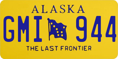 AK license plate GMI944