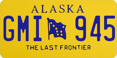 AK license plate GMI945