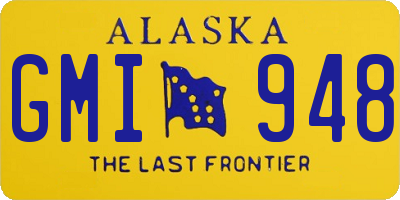 AK license plate GMI948