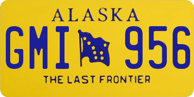 AK license plate GMI956