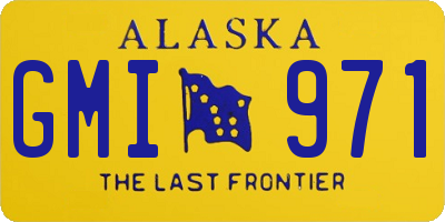 AK license plate GMI971