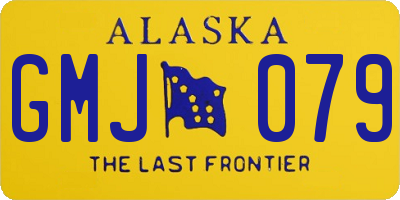 AK license plate GMJ079