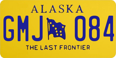 AK license plate GMJ084