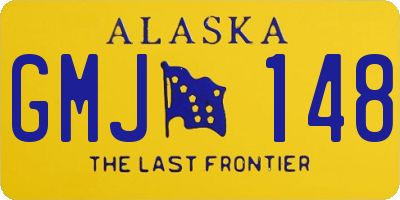 AK license plate GMJ148