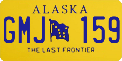 AK license plate GMJ159
