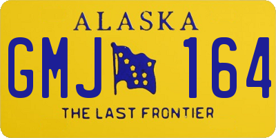 AK license plate GMJ164