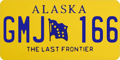 AK license plate GMJ166