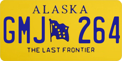 AK license plate GMJ264