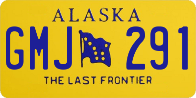 AK license plate GMJ291