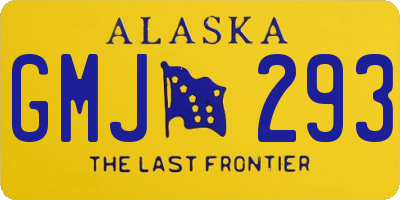 AK license plate GMJ293