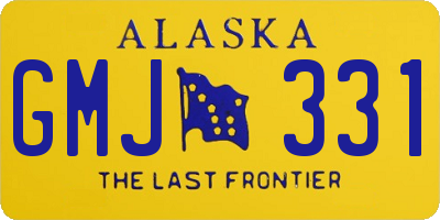 AK license plate GMJ331