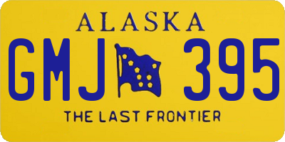 AK license plate GMJ395