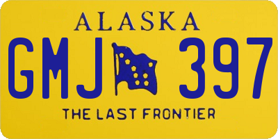 AK license plate GMJ397