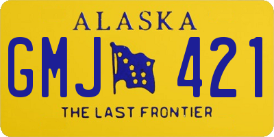 AK license plate GMJ421