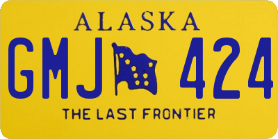 AK license plate GMJ424