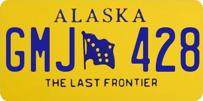 AK license plate GMJ428