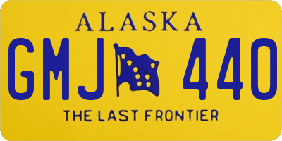 AK license plate GMJ440