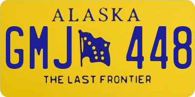 AK license plate GMJ448