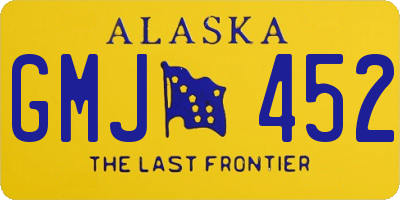 AK license plate GMJ452